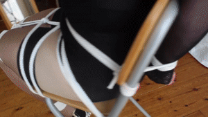 naughtynina.net - Rope Chairtied Tape Gagged and Struggling Part Two thumbnail